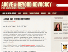 Tablet Screenshot of beyondadvocacy.com